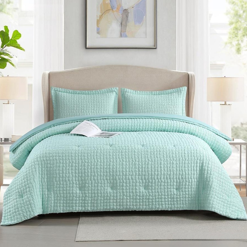 Conjunto de capa de edredon texturizado Sidney Conjunto de cama