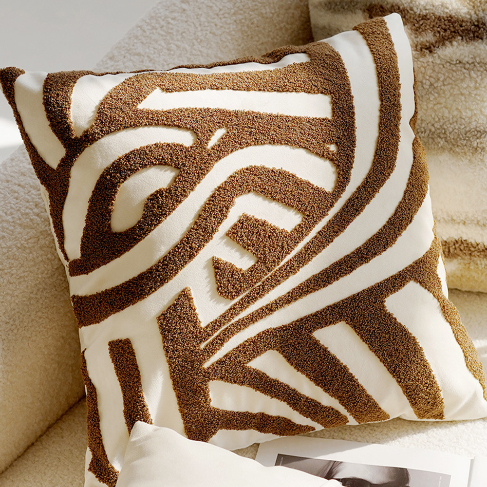 conjunto de almofadas cáqui de alta qualidade conjunto de travesseiros decorativos
