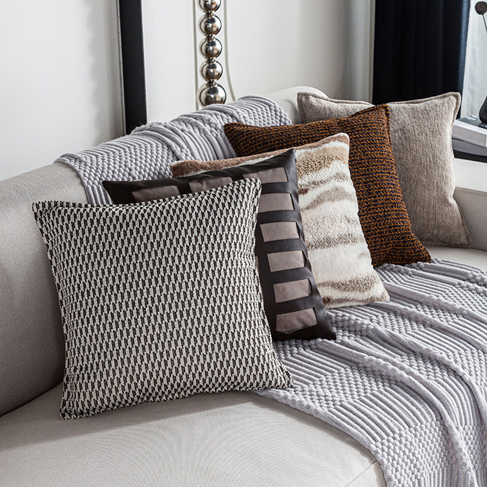 Almofada decorativa com almofada jacquard